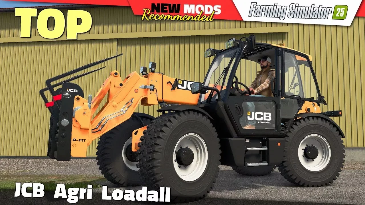 JCB Agri Loadall + JCB Attachments v1.0.0.2 for FS25