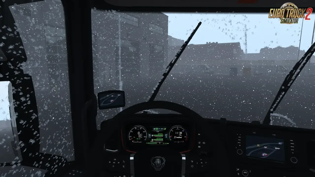 Realistic Brutal Graphics & Weather Winter Snow v3.4 (1.58.x)