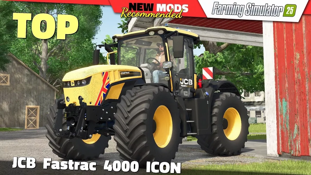 JCB Fastrac 4000 ICON Tractor v1.2.0.2 for FS25