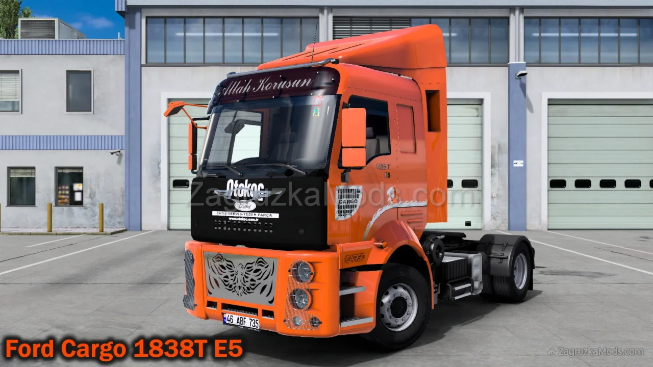 Ford Cargo 1838T E5 Truck + Interior v1.1 (1.53.x) for ETS2