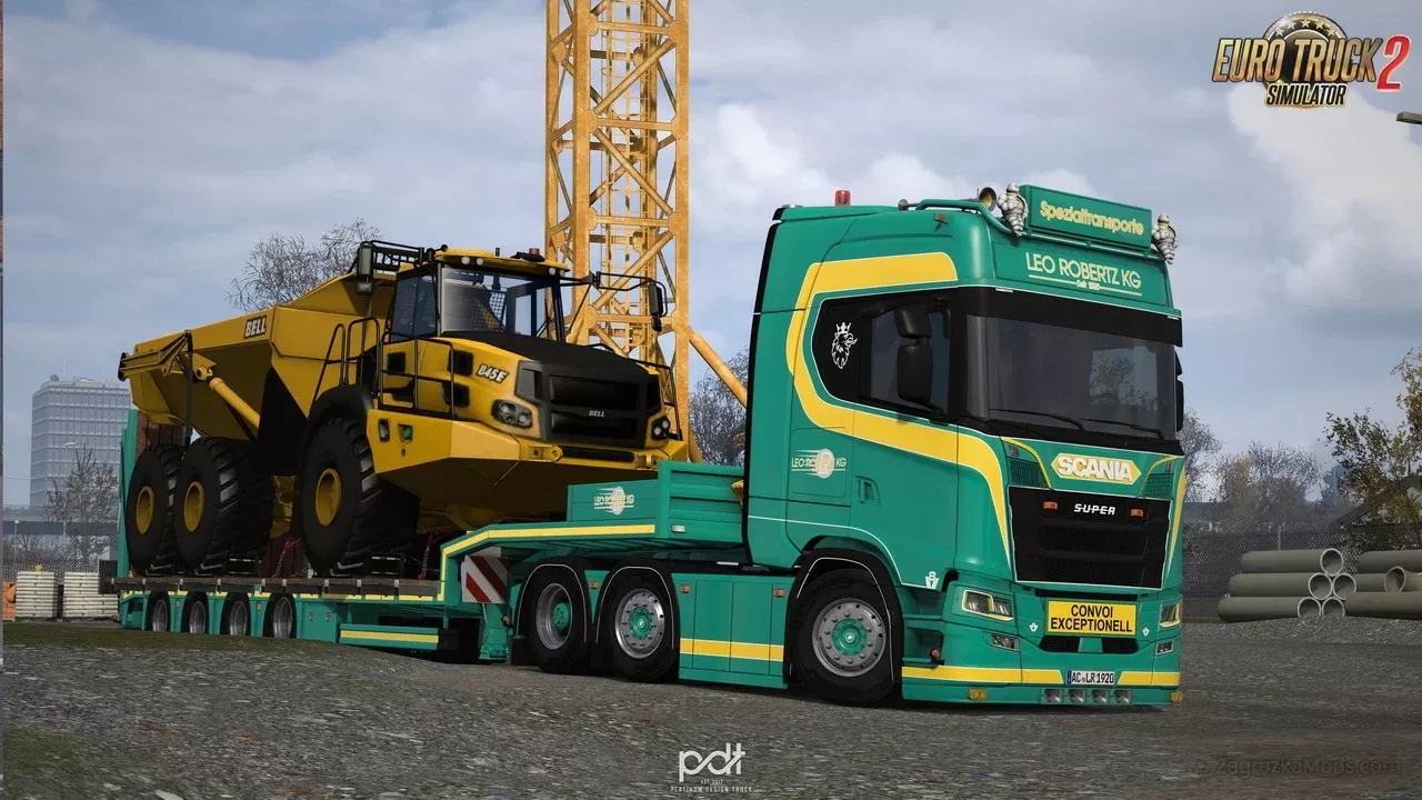 Scania S650 Leo Robertz KG + Trailer v7.0 (1.58.x) for ETS2