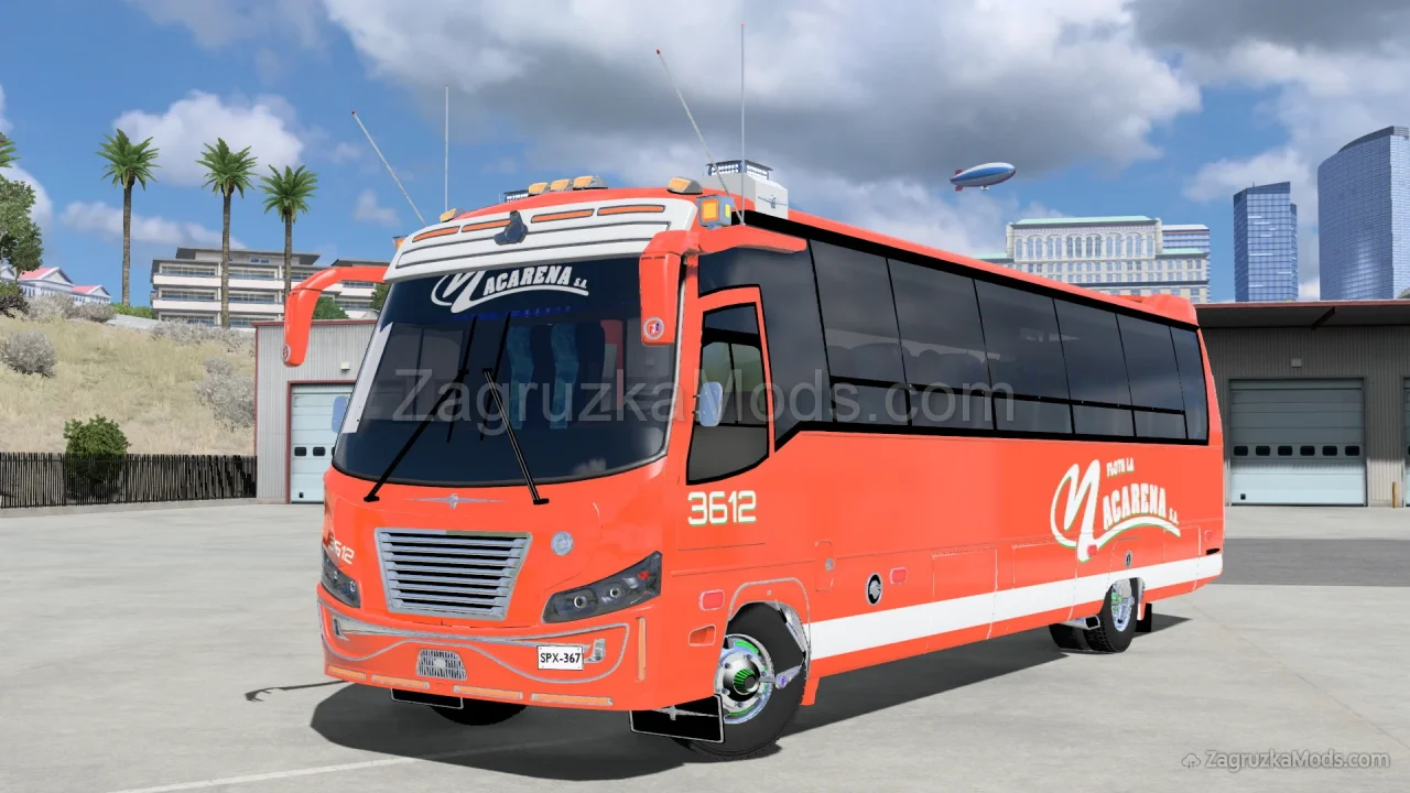 JGB Ibiza Bus + Interior v1.0 (1.53.x) for ATS JGB Ibiza Bus + Interior v1.0 (1.53.x) for ATS