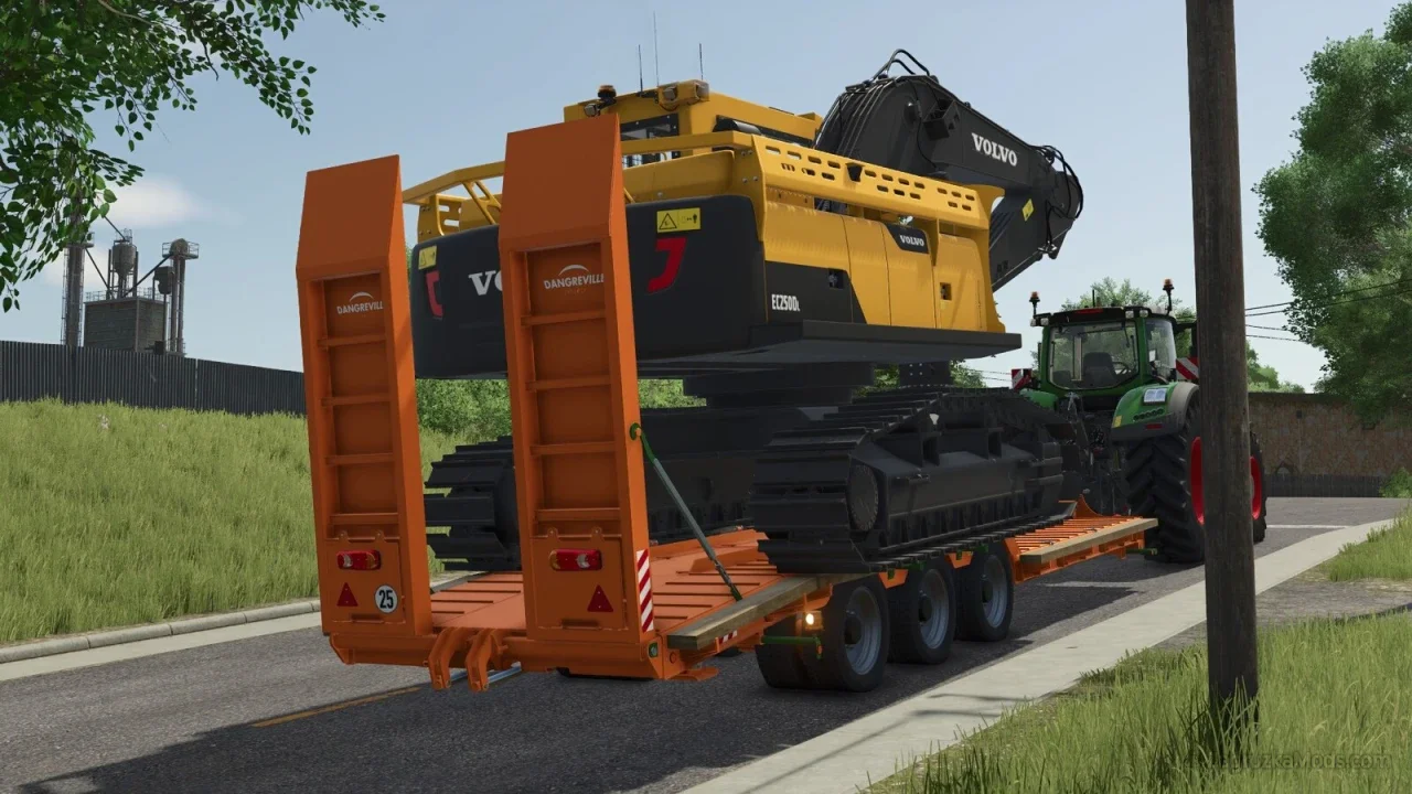 Dangreville PE 32 Trailer v1.0 for FS25 Dangreville PE 32 Trailer v1.0 for FS25