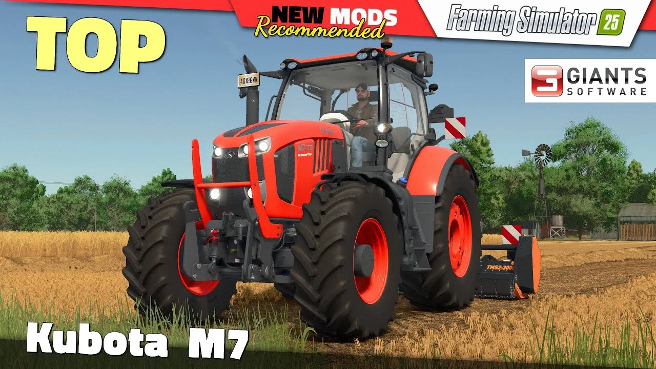 Kubota M7 Tractor v1.0.0.1 for FS25