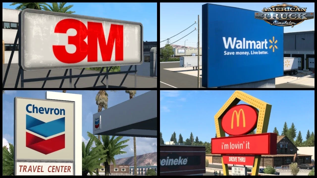 Real Companies, Shops & Billboards v4.01.16 (1.57.x) for ATS