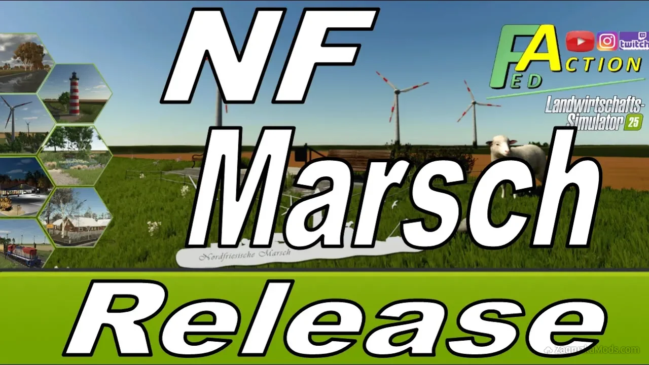 NF Marsch 4fach Map v1.7 for FS25