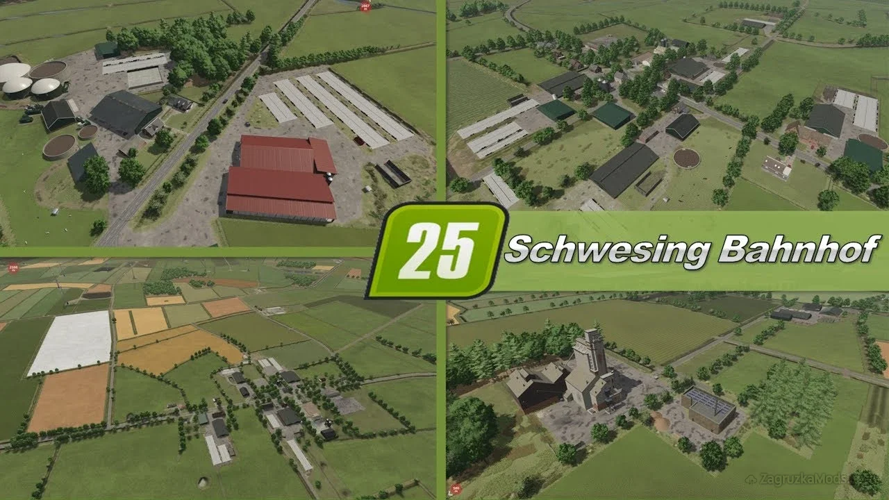 Schwesing Bahnhof Map v1.0.1 for FS25