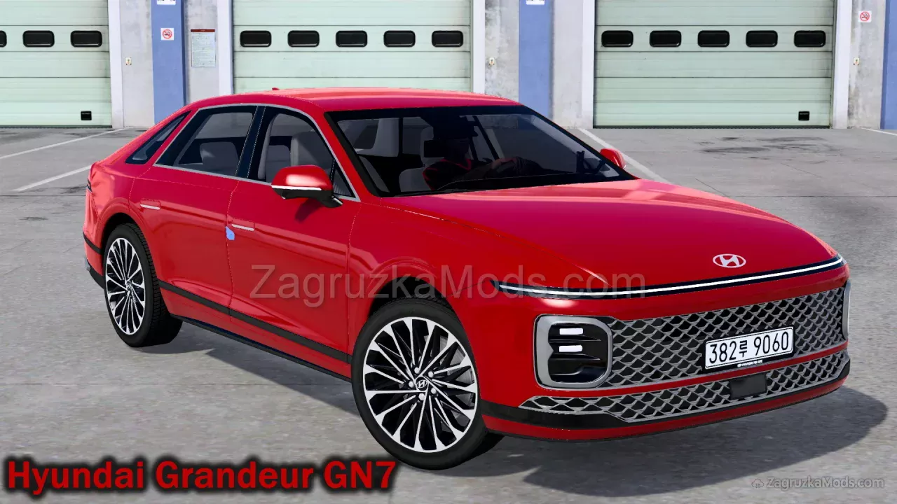 Hyundai Grandeur GN7 + Interior v1.0 (1.53.x) for ETS2