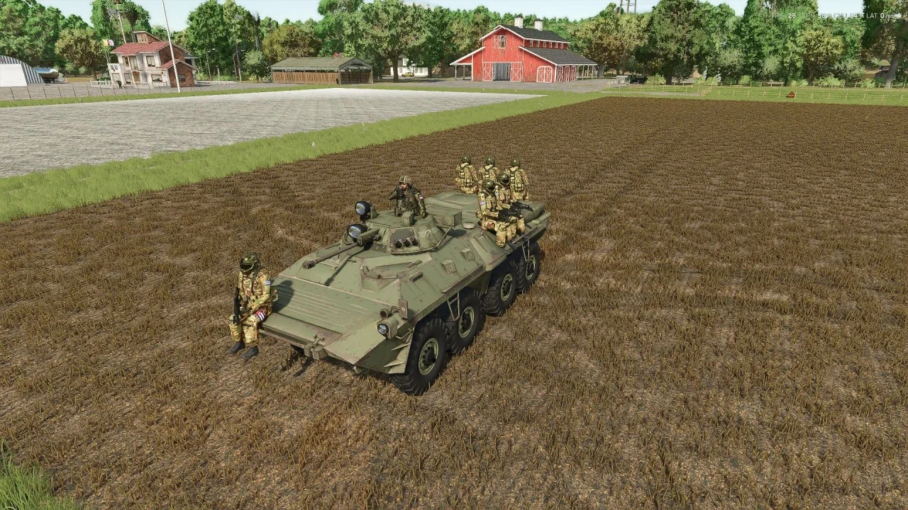 BTR-80 Armored Transport v1.0 for FS25 BTR-80 Armored Transport v1.0 for FS25