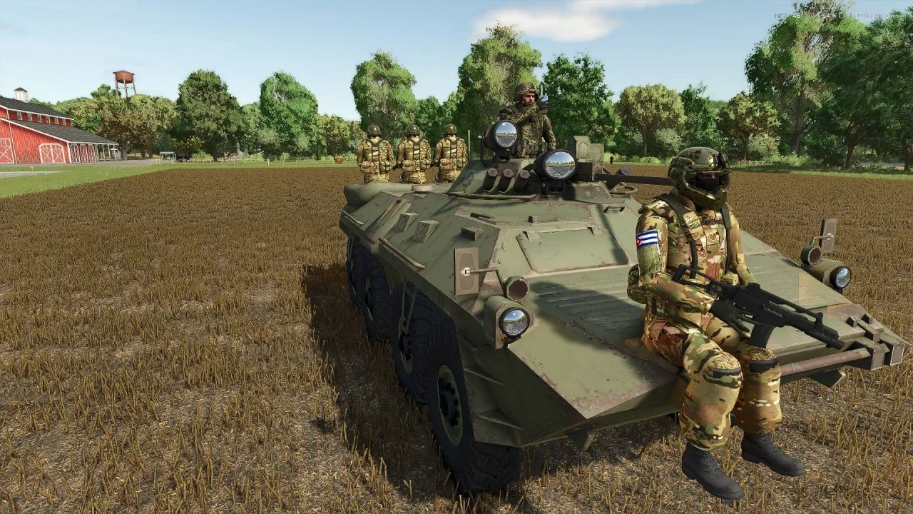 BTR-80 Armored Transport v1.0 for FS25 BTR-80 Armored Transport v1.0 for FS25