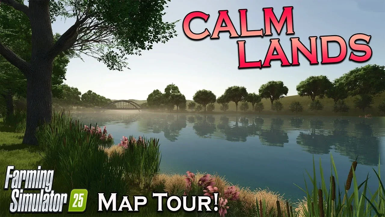 Calm Lands Map v1.0.3 for FS25