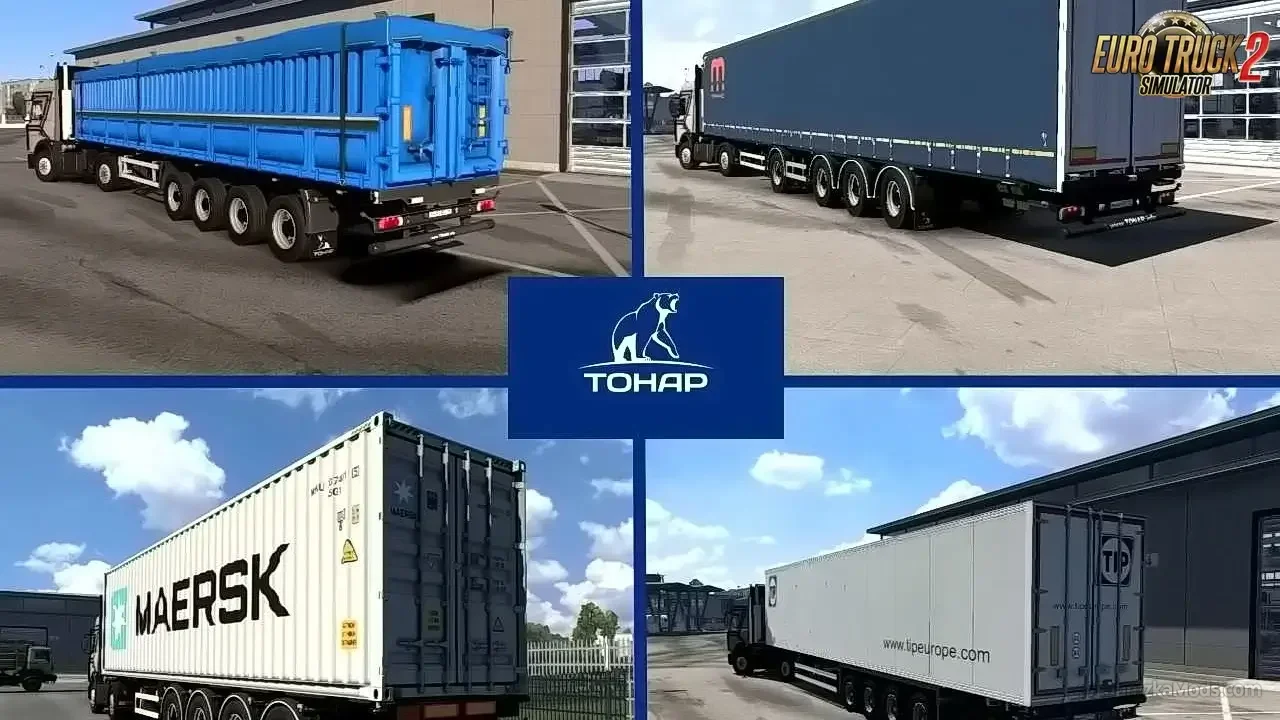 Tonar Trailers Pack v1.1 By Nikola (1.57.x) for ETS2