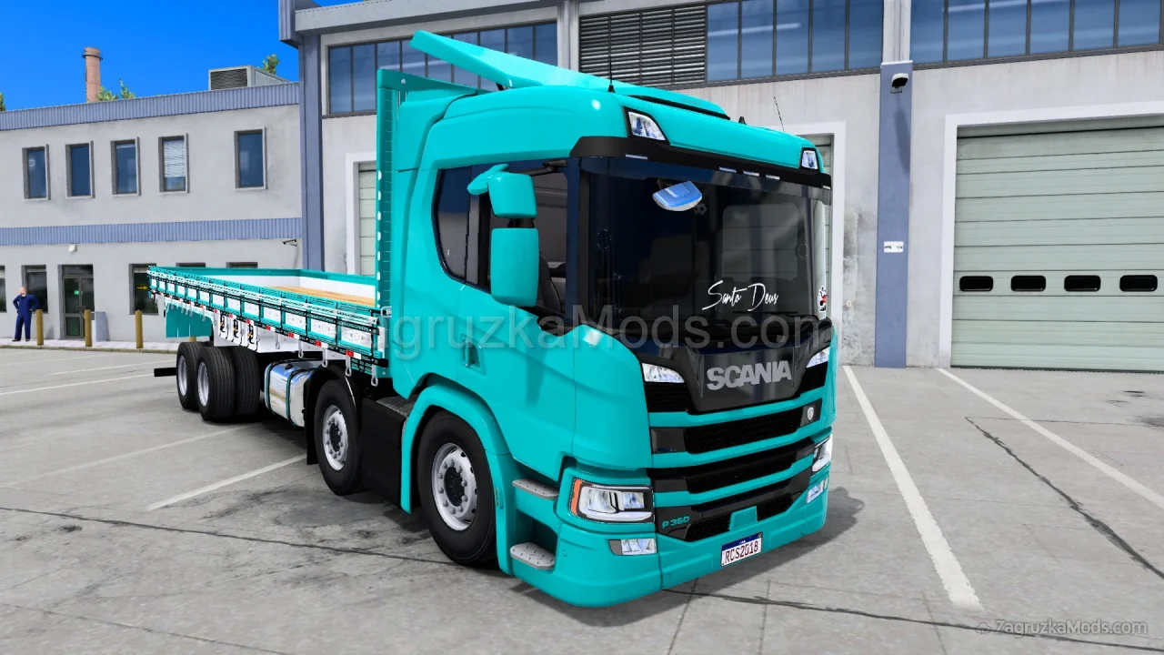 Scania P360T Truck + Interior v1.0 (1.53.x) for ETS2