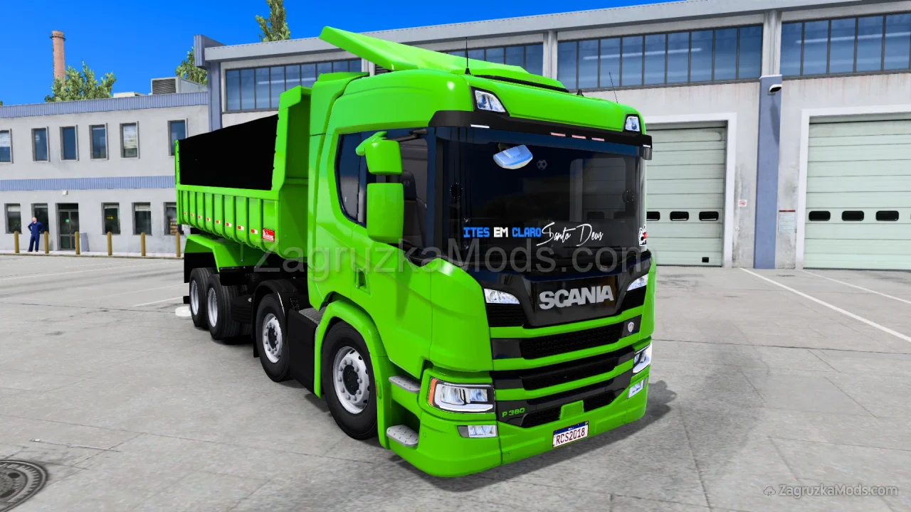 Scania P360T Truck + Interior v1.0 (1.53.x) for ETS2