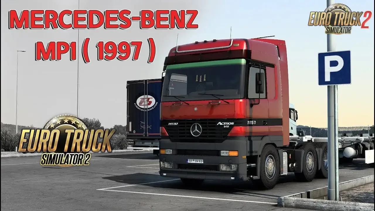 Mercedes-Benz MP1 1997 + Interior v1.4 (1.53.x) for ETS2 Mercedes-Benz MP1 1997 + Interior v1.4 (1.53.x) for ETS2