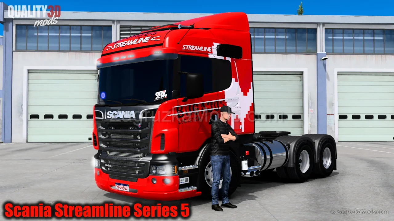 Scania Streamline Series 5 + Interior v3.4 (1.54.x) for ETS2