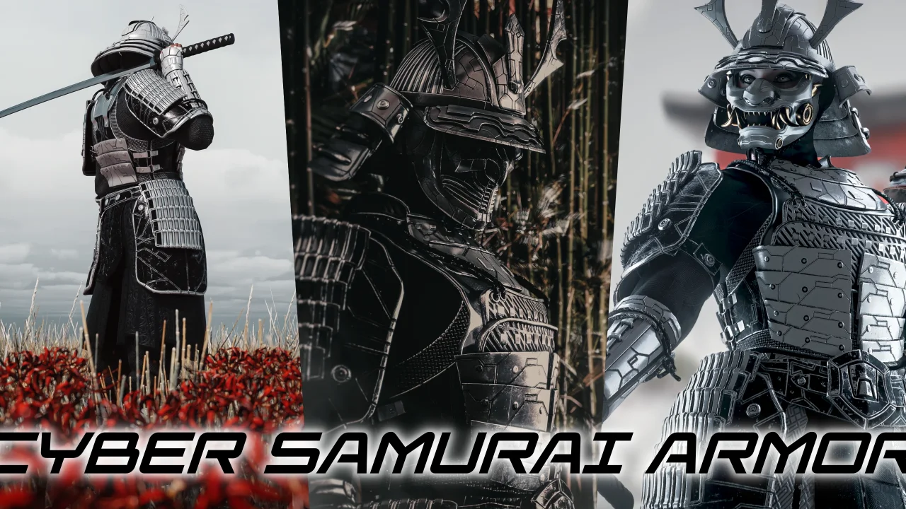 Cyber Samurai Armor - Both V v1.0 for CyberPunk 2077