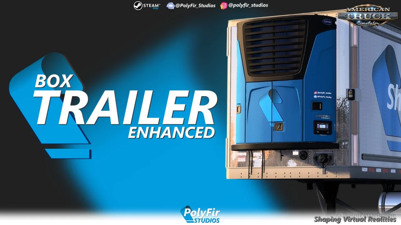 Box Trailer Enhanced v0.1 (1.57.x) for ATS