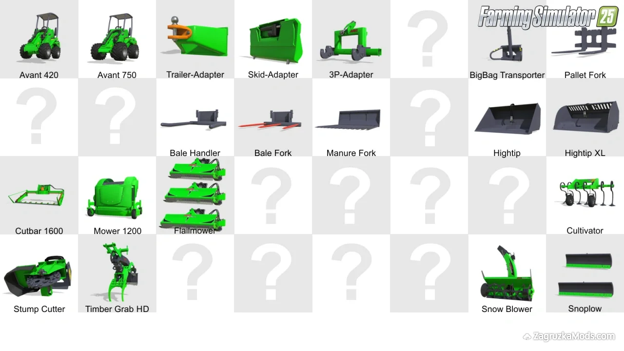 Avant Series Multiloader + Tools v1.1 for FS25 Avant Series Multiloader + Tools v1.1 for FS25