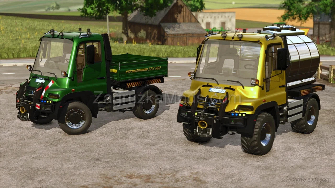 Unimog U400 + Modules v1.3.0.1 for FS25