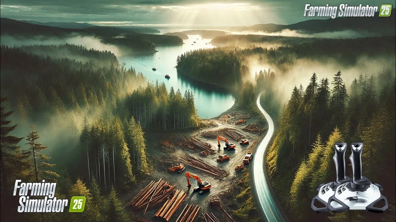 Ever Green Coast Map v1.0.0.2 for FS25