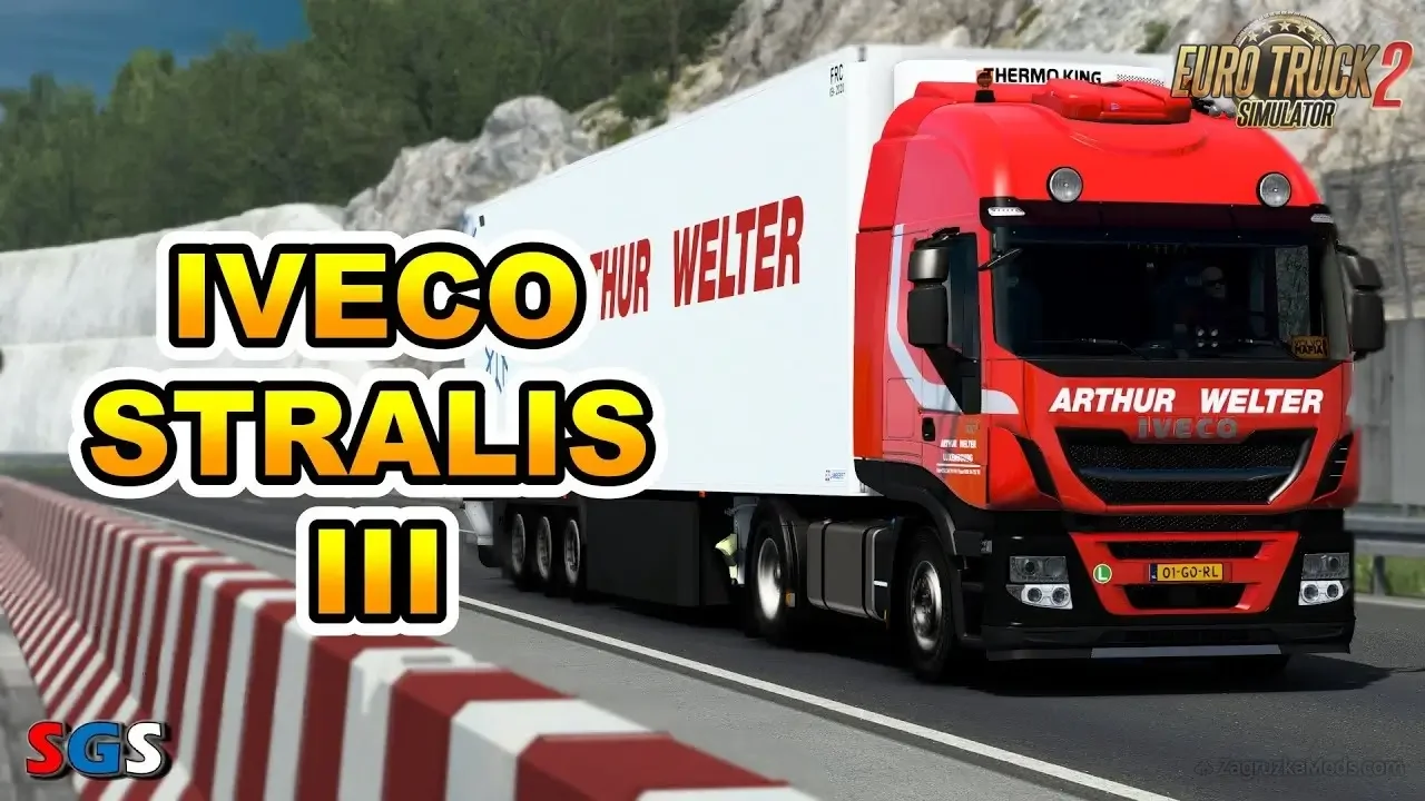 Iveco Stralis III + Trailers v17.0 (1.53.x) for ETS2