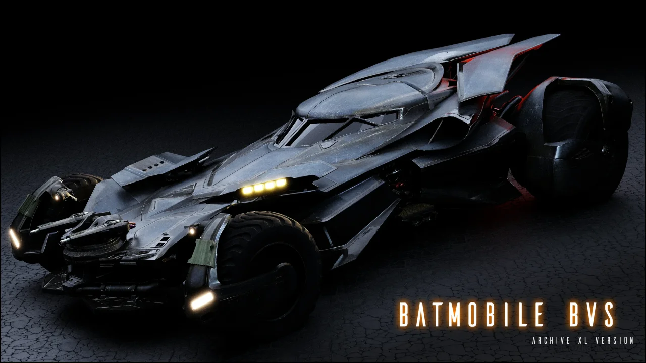 Batmobile BVS Archive XL v1.1 for CyberPunk 2077