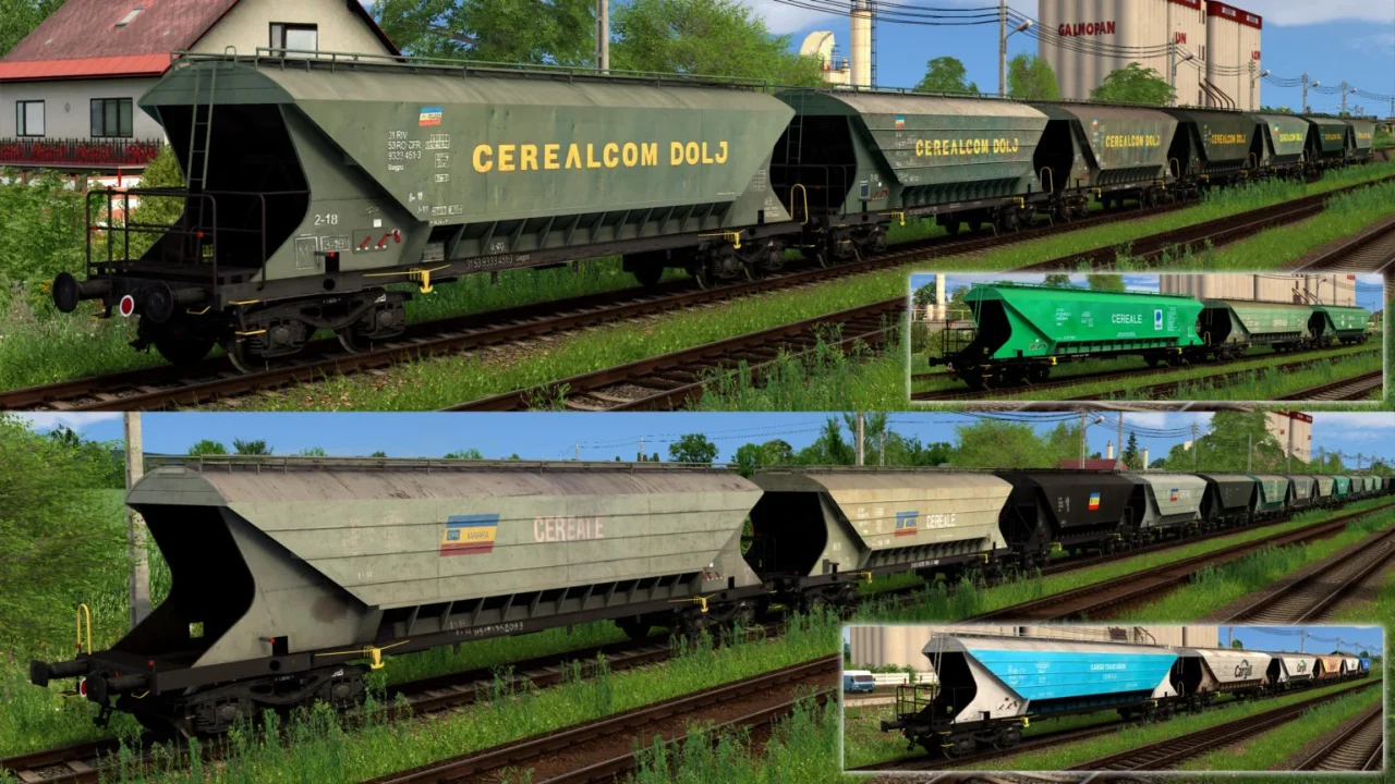 All Romanian Wagon Pack v1.0 for TSC
