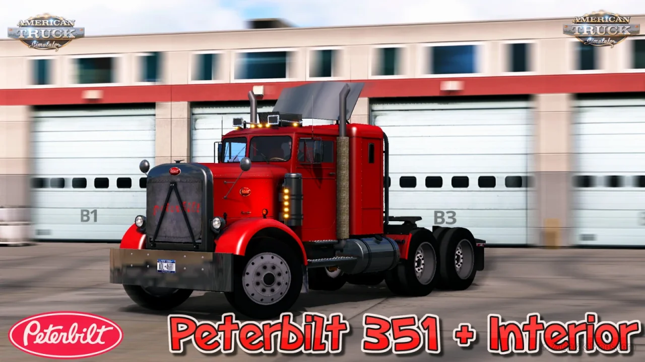 Peterbilt 351 Truck v1.0.1 By Smarty (1.54.x) for ATS