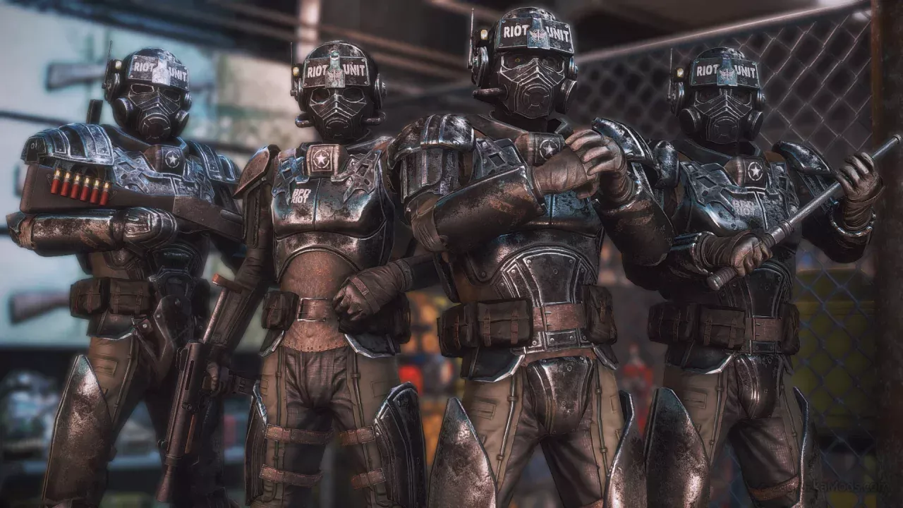 Boston Riot Armor v1.4 for Fallout 4