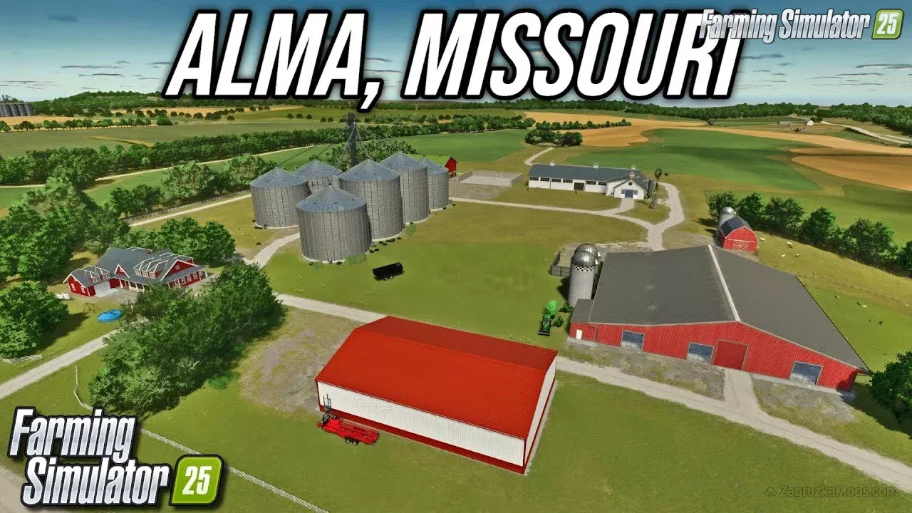 Alma, Missouri Map v1.1 for FS25