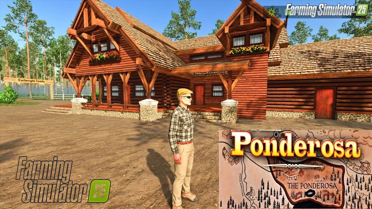 Ponderosa Pine Forest Map v1.0.0.2 for FS25