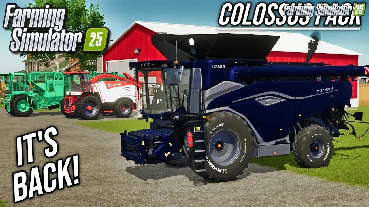 Lizard Colossus Harvesters Pack v2.0 for FS25