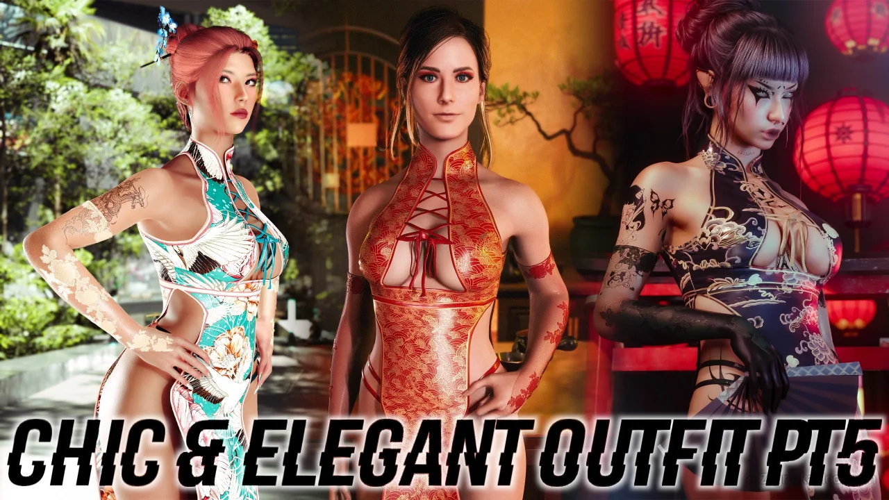 Chic And Elegant Style Outfit Pt5 v1.02 for CyberPunk 2077