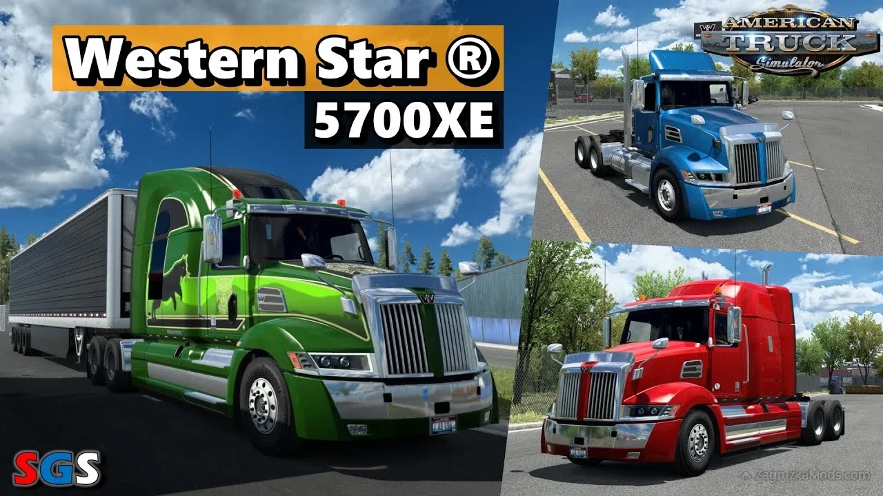 Western Star 5700XE Rework v1.6 (1.54.x) for ATS