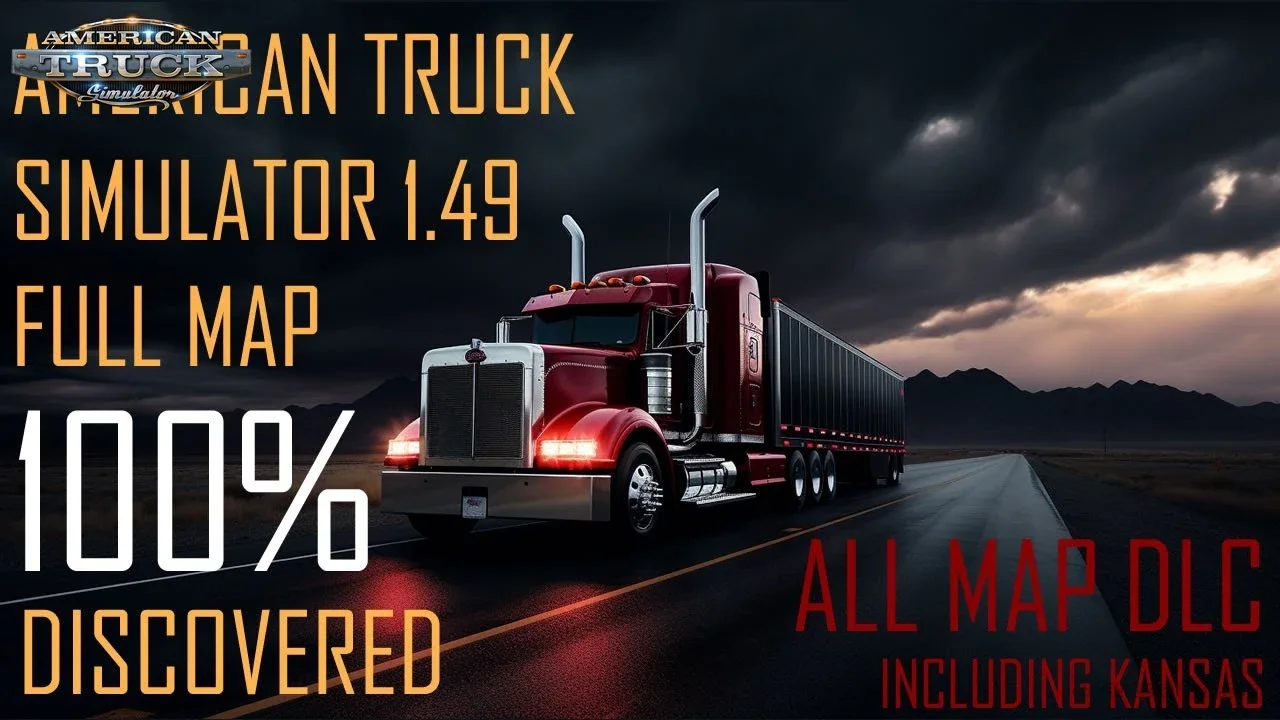 100% Explored Save Game Profile v1.54 (1.54.x) for ATS