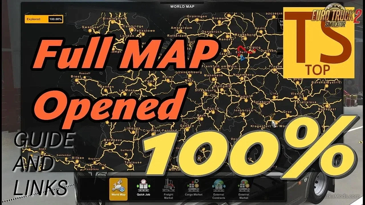 100% Explored Save Game Profile v1.54 (1.54.x) for ATS 100% Explored Save Game Profile v1.54 (1.54.x) for ATS