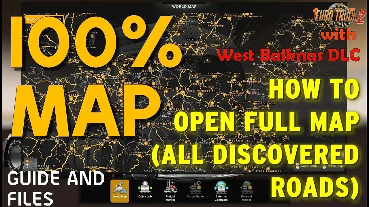 100% Explored Save Game Profile v1.54 (1.54.x) for ATS 100% Explored Save Game Profile v1.54 (1.54.x) for ATS