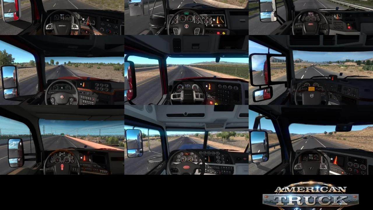 Real Interior Cams v1.5 by Indomable (1.54.x) for ATS