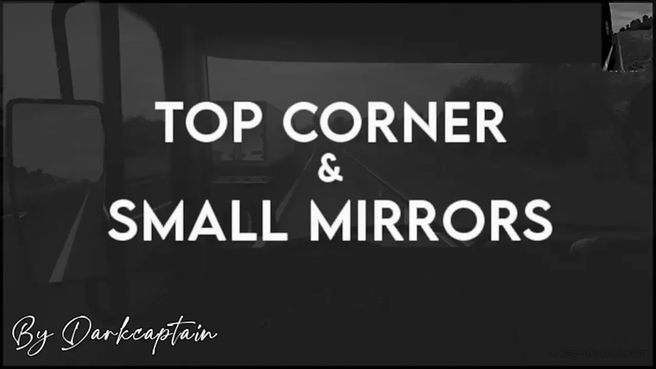 Top Corner & Small mirrors v2.0 (1.54.x) for ETS2