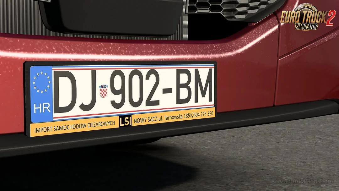 Balkan License Plate Pack v1.4 (1.54.x) for ETS2 Balkan License Plate Pack v1.4 (1.54.x) for ETS2