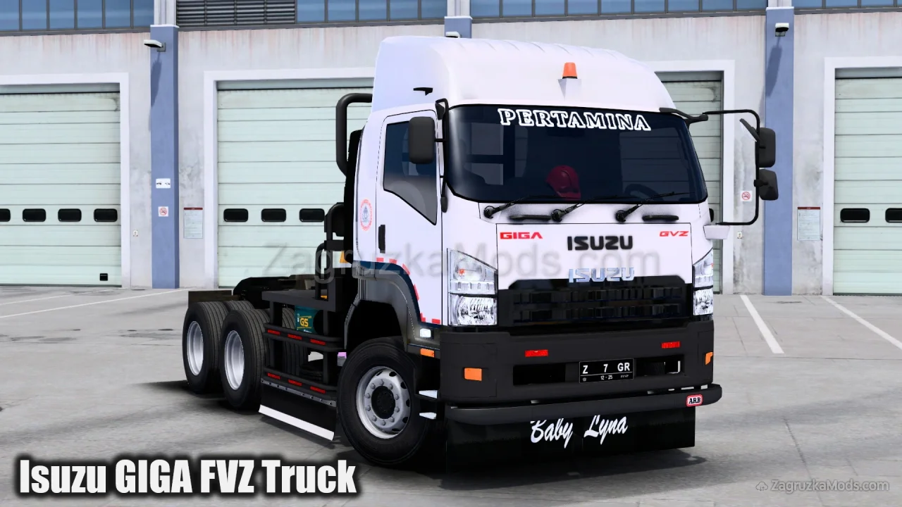 Isuzu GIGA FVZ Truck + Interior v1.0 (1.54.x) for ETS2