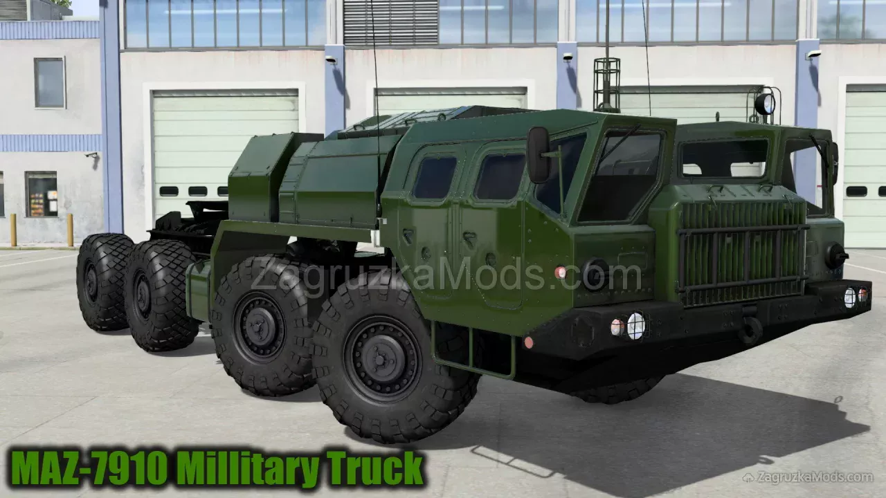 MAZ-7910 Millitary Truck v1.2 (1.58.x) for ATS and ETS2