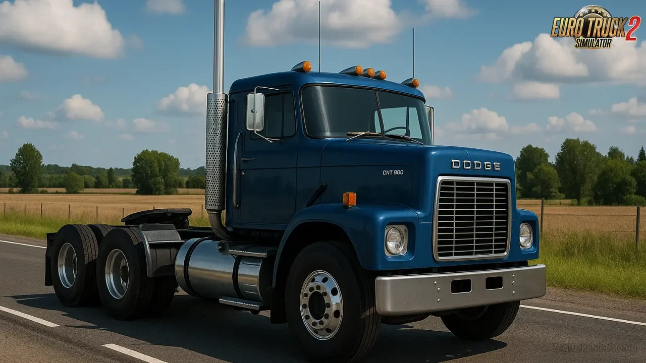 Dodge 900 CNT Truck + Interior v1.1 (1.54.x) for ETS2