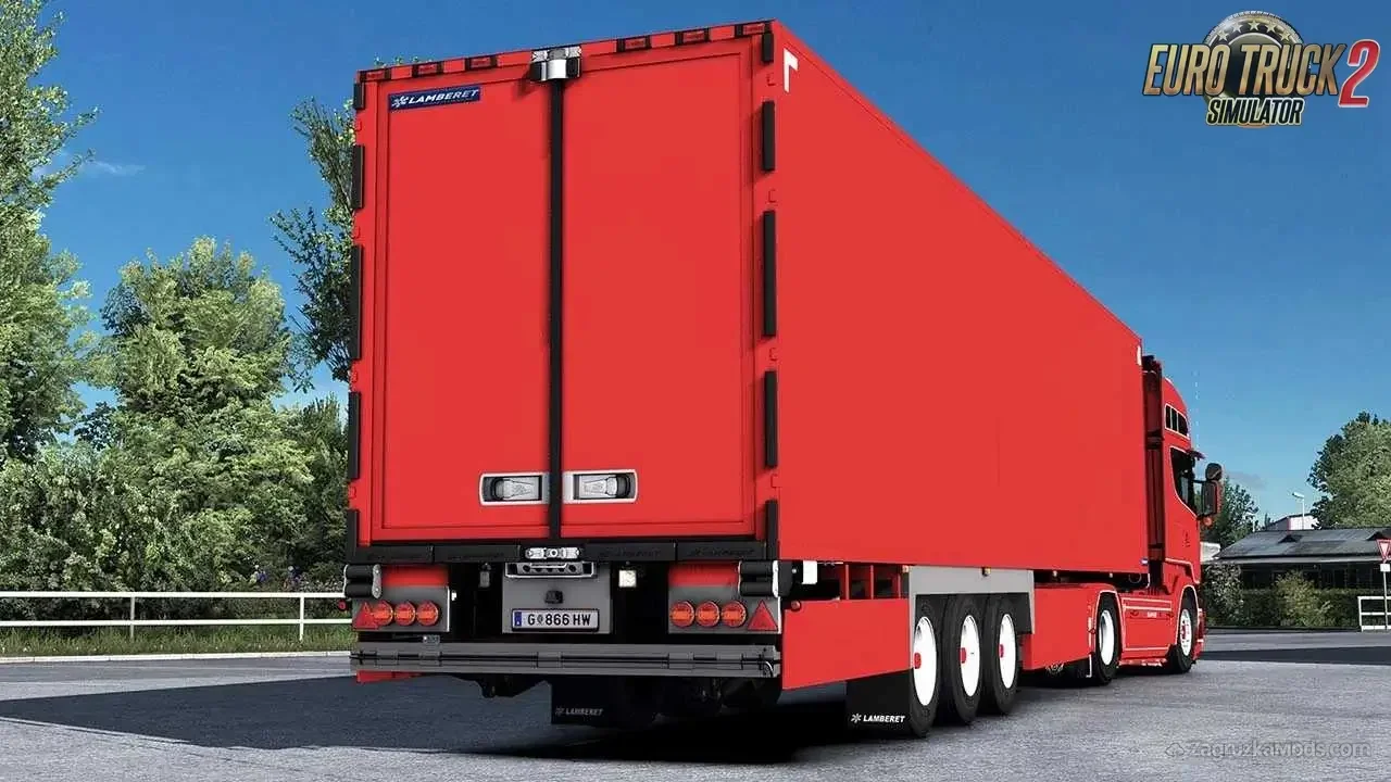 Lamberet SR 2 Trailer v2.9 By Freds Mods (1.54.x) for ETS2