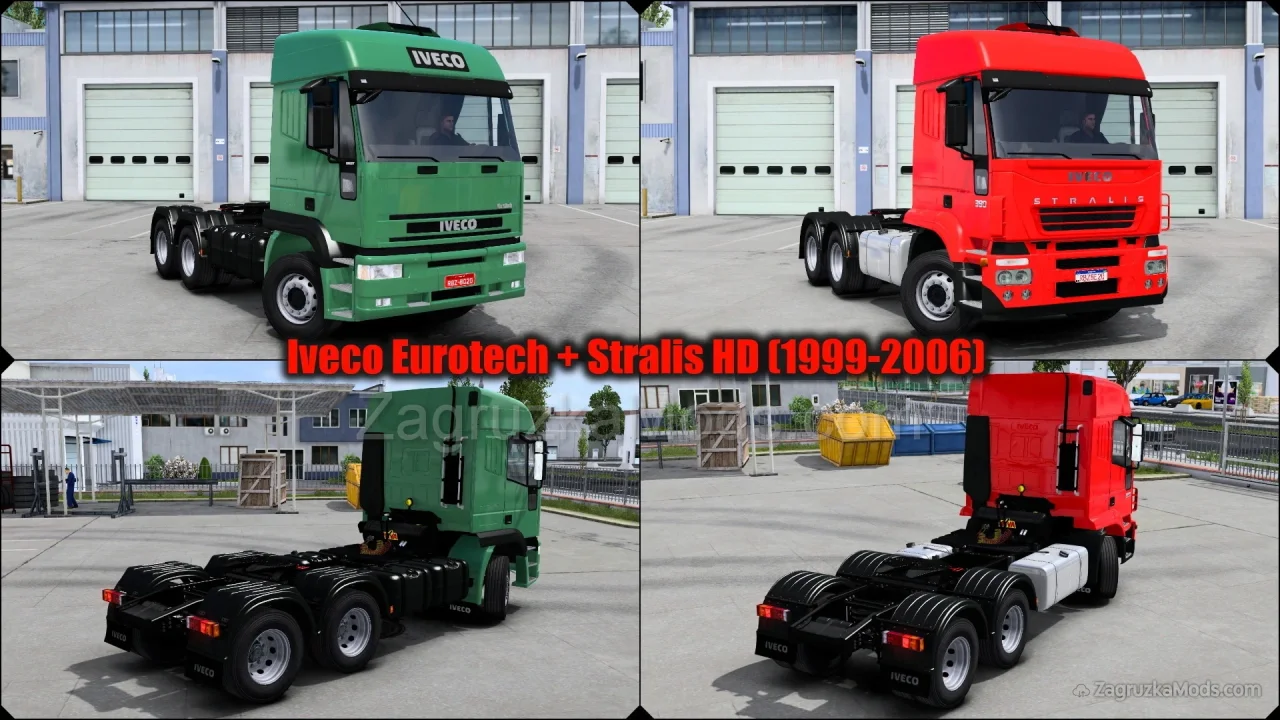 Iveco Eurotech + Stralis HD (1999-2006) v1.0 (1.54.x) for ETS2