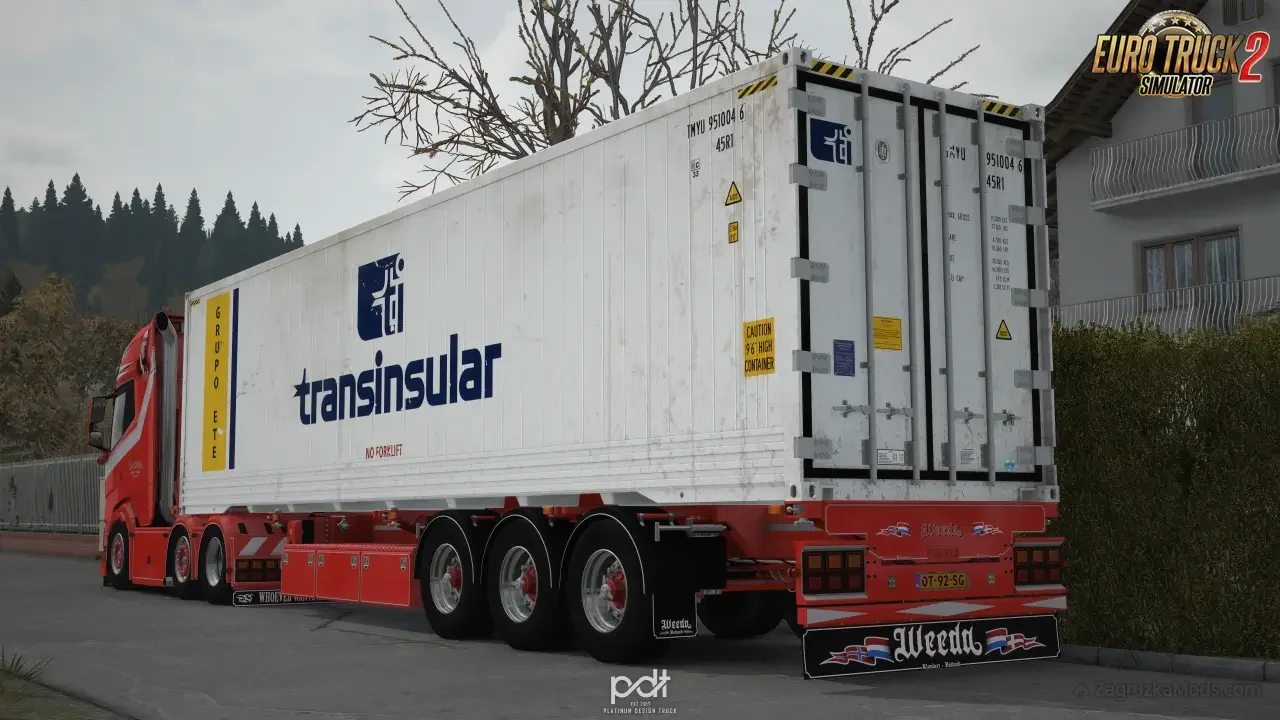 DAF XG+ 530 Weeda Sopranos + Trailer v2.0 (1.54.x) for ETS2 DAF XG+ 530 Weeda Sopranos + Trailer v2.0 (1.54.x) for ETS2