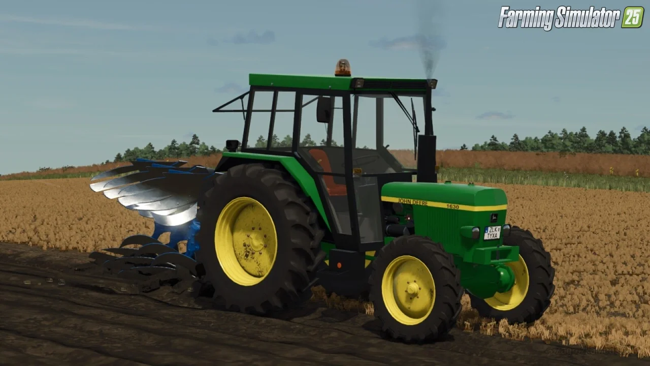John Deere 1630 Tractor + Tools v1.0 for FS25 John Deere 1630 Tractor + Tools v1.0 for FS25
