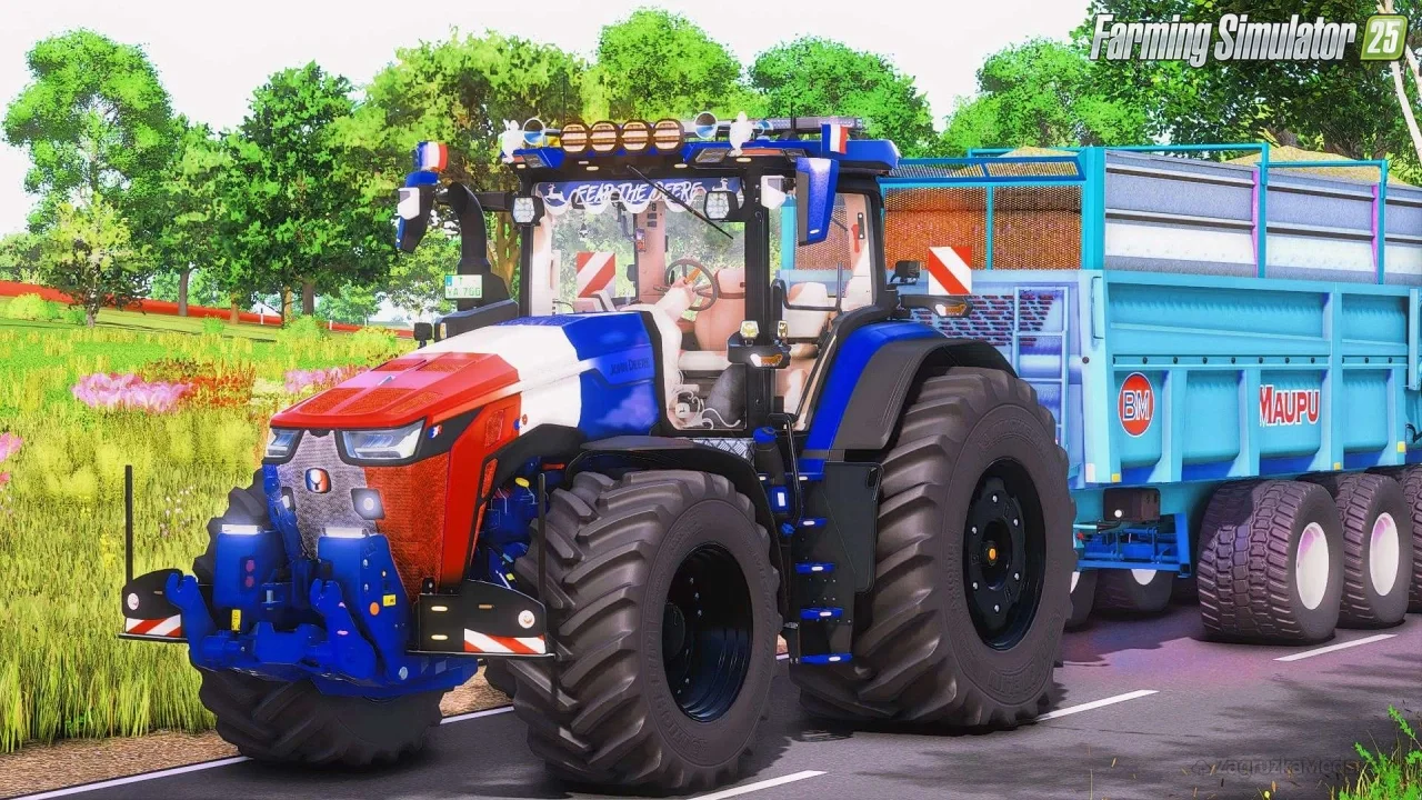 John Deere 8R Extra Tractor v1.0.0.5 for FS25