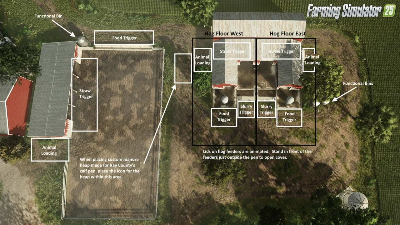 Ray County, Missouri Map v1.0 for FS25 Ray County, Missouri Map v1.0 for FS25